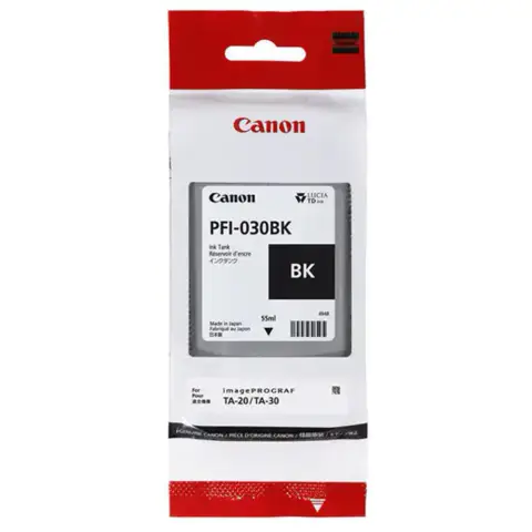 Canon PFI-030BK - Tusz czarny do Canon imagePROGRAF TA-20, TA-30, TA-240, TA-340